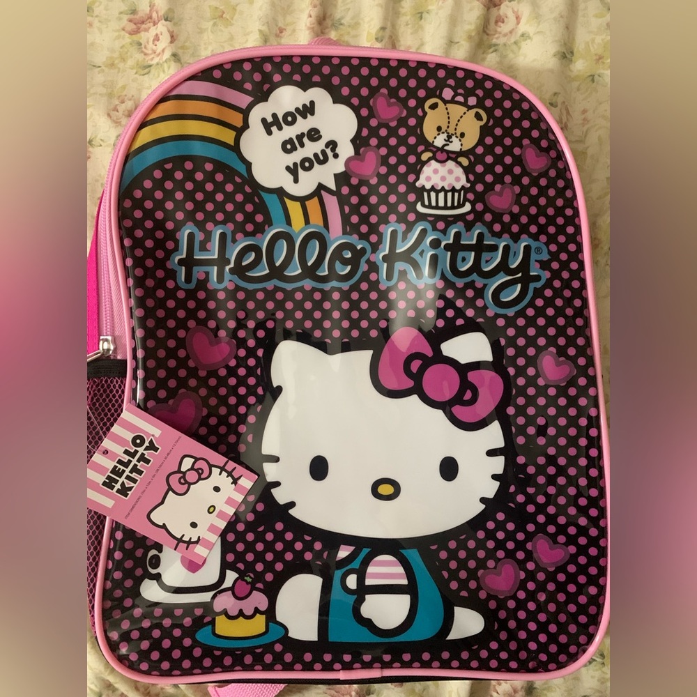 Hello Kitty backpack 15in- NEW